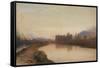 Neath Abbey, Glamorganshire (W/C on Paper)-George Fennel Robson-Framed Stretched Canvas