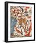 Nebamun Hunting in the Marshes with His Wife an Daughter-Egyptian 18th Dynasty-Framed Giclee Print