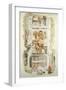 Nebamun Receiving Offerings from His Son, from the Tomb of Nebamun, c.1350 BC-null-Framed Giclee Print