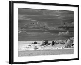 Nebraska Farm-J.D. Mcfarlan-Framed Photographic Print