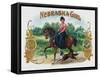 Nebraska Girl Brand Cigar Box Label-Lantern Press-Framed Stretched Canvas