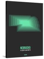 Nebraska Radiant Map 4-NaxArt-Stretched Canvas