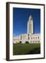 Nebraska State Capitol Exterior, Lincoln, Nebraska, USA-Walter Bibikow-Framed Photographic Print