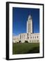 Nebraska State Capitol Exterior, Lincoln, Nebraska, USA-Walter Bibikow-Framed Photographic Print