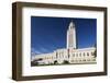 Nebraska State Capitol Exterior, Lincoln, Nebraska, USA-Walter Bibikow-Framed Photographic Print