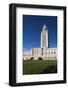 Nebraska State Capitol Exterior, Lincoln, Nebraska, USA-Walter Bibikow-Framed Photographic Print