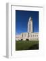 Nebraska State Capitol Exterior, Lincoln, Nebraska, USA-Walter Bibikow-Framed Photographic Print