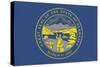 Nebraska State Flag-Lantern Press-Stretched Canvas