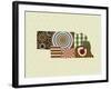 Nebraska State Map-Lanre Adefioye-Framed Giclee Print