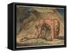 Nebuchadnezzar, 1795-William Blake-Framed Stretched Canvas