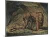 Nebuchadnezzar, 1795-William Blake-Mounted Giclee Print