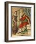 Nebuchadnezzar Commanding Daniel to Interpret the Dream-English-Framed Giclee Print