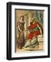 Nebuchadnezzar Commanding Daniel to Interpret the Dream-English-Framed Giclee Print