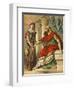 Nebuchadnezzar Commanding Daniel to Interpret the Dream-English-Framed Giclee Print