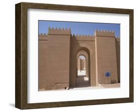 Nebuchadnezzar's Palace at Archaeological Site, Babylon, Mesopotamia, Iraq, Middle East-Thouvenin Guy-Framed Photographic Print