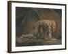 Nebuchadnezzar-William Blake-Framed Giclee Print