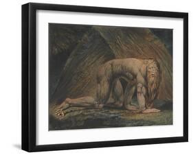 Nebuchadnezzar-William Blake-Framed Giclee Print