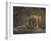 Nebuchadnezzar-William Blake-Framed Giclee Print