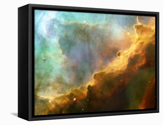 Nebula In M17-null-Framed Stretched Canvas