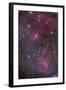 Nebulosity around the Open Cluster Messier 52, Including the Bubble Nebula-null-Framed Photographic Print