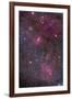 Nebulosity around the Open Cluster Messier 52, Including the Bubble Nebula-null-Framed Photographic Print