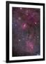 Nebulosity around the Open Cluster Messier 52, Including the Bubble Nebula-null-Framed Photographic Print