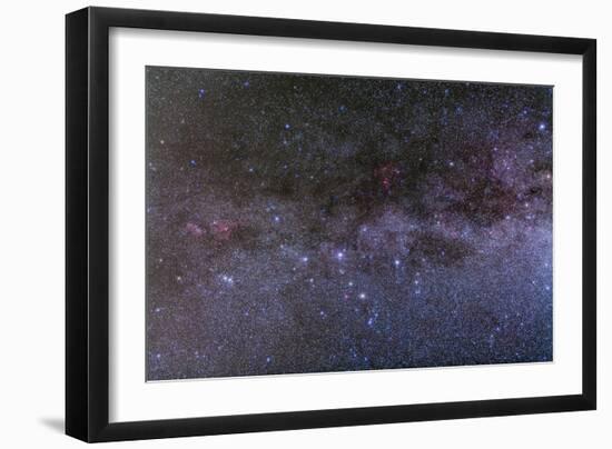 Nebulosity in Cassiopeia Showing NGC 7822 and IC 1805-null-Framed Photographic Print