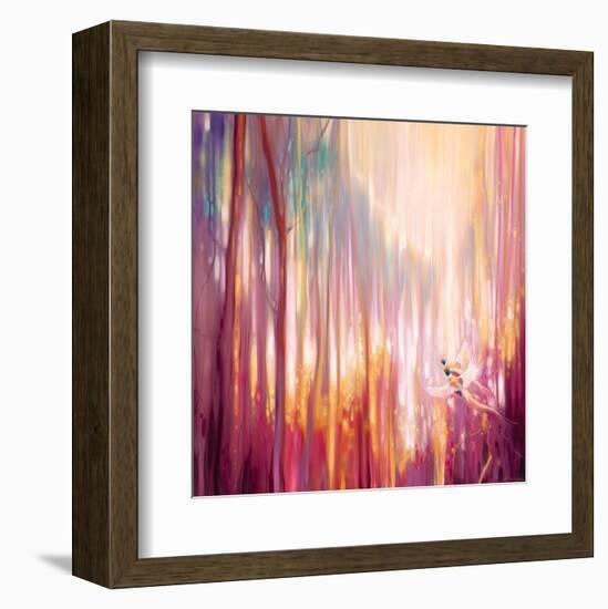 Nebulous Forest-Gill Bustamante-Framed Art Print