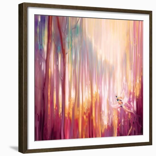 Nebulous Forest-Gill Bustamante-Framed Giclee Print