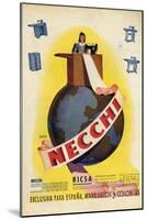 Necchi, Magazine Advertisement, Spain, 1942-null-Mounted Giclee Print