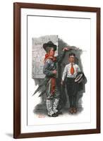 "Necessary Height", June 16,1917-Norman Rockwell-Framed Giclee Print