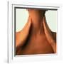 Neck Massage: Hands of Woman During Self-massage-Phil Jude-Framed Photographic Print