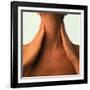 Neck Massage: Hands of Woman During Self-massage-Phil Jude-Framed Photographic Print