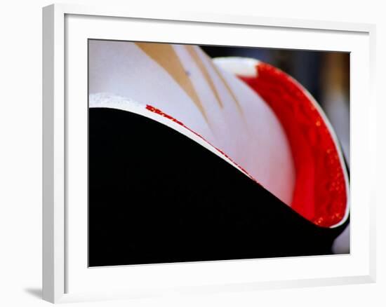 Neck Surrounded by Collar of Kimono Og Geisha in Gion, Kyoto, Japan-Frank Carter-Framed Photographic Print