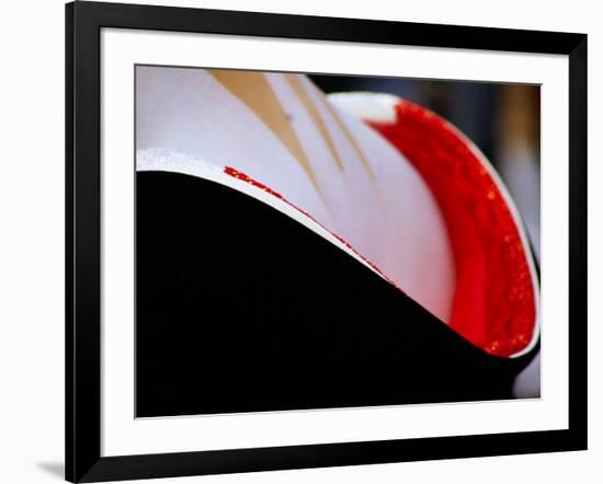 Neck Surrounded by Collar of Kimono Og Geisha in Gion, Kyoto, Japan-Frank Carter-Framed Photographic Print