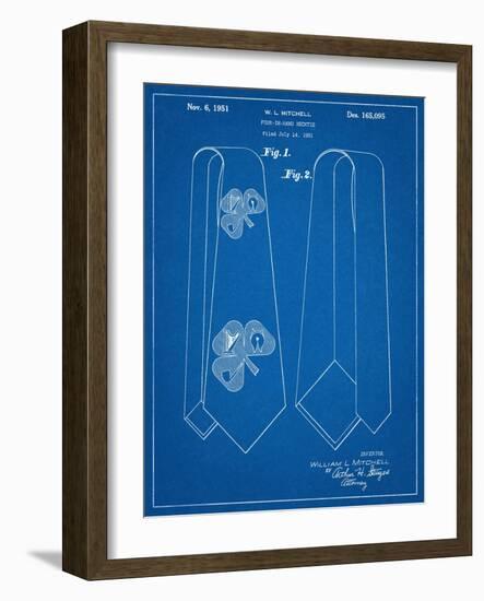 Neck Tie Patent-null-Framed Art Print