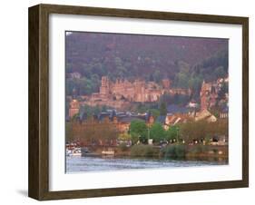 Neckar River, Heidelberg, Germany-David Herbig-Framed Photographic Print