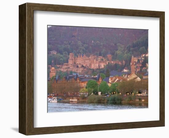 Neckar River, Heidelberg, Germany-David Herbig-Framed Photographic Print