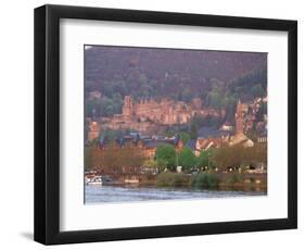 Neckar River, Heidelberg, Germany-David Herbig-Framed Photographic Print