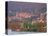 Neckar River, Heidelberg, Germany-David Herbig-Stretched Canvas