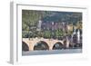 Neckar River with Karl Theodor Bridge-Markus-Framed Photographic Print