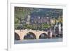 Neckar River with Karl Theodor Bridge-Markus-Framed Photographic Print