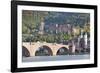 Neckar River with Karl Theodor Bridge-Markus-Framed Photographic Print