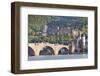 Neckar River with Karl Theodor Bridge-Markus-Framed Photographic Print