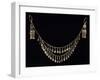 Necklace and Earrings in Wrought Silver and Coral, Uzbekistan-null-Framed Giclee Print