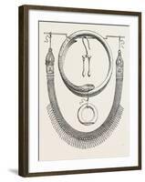 Necklace Ring Bracelet and Ear-Ring from Pompeii-null-Framed Giclee Print