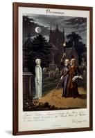 Necromancy: Edward Kelly, a Magician, Raising the Ghost of a Person Lately Deceased, in the…-null-Framed Giclee Print