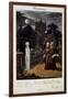 Necromancy: Edward Kelly, a Magician, Raising the Ghost of a Person Lately Deceased, in the…-null-Framed Giclee Print