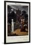 Necromancy: Edward Kelly, a Magician, Raising the Ghost of a Person Lately Deceased, in the…-null-Framed Giclee Print