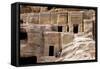 Necropolis at Petra, Jordan, 10th A.D. Burial Chambers Carved into the Rocks-Andrea Jemolo-Framed Stretched Canvas